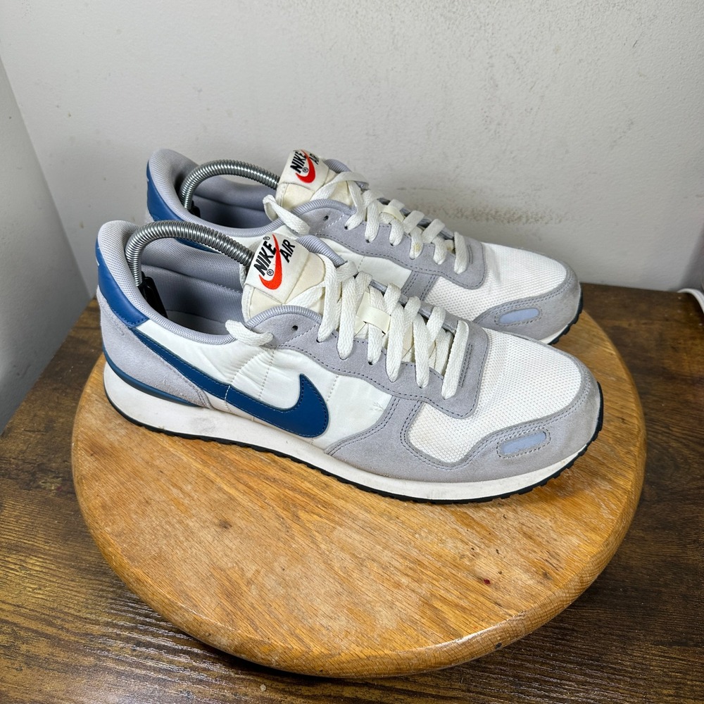 Nike Air Vortex Mens Retro Running Shoes White Grey Blue 903896-016